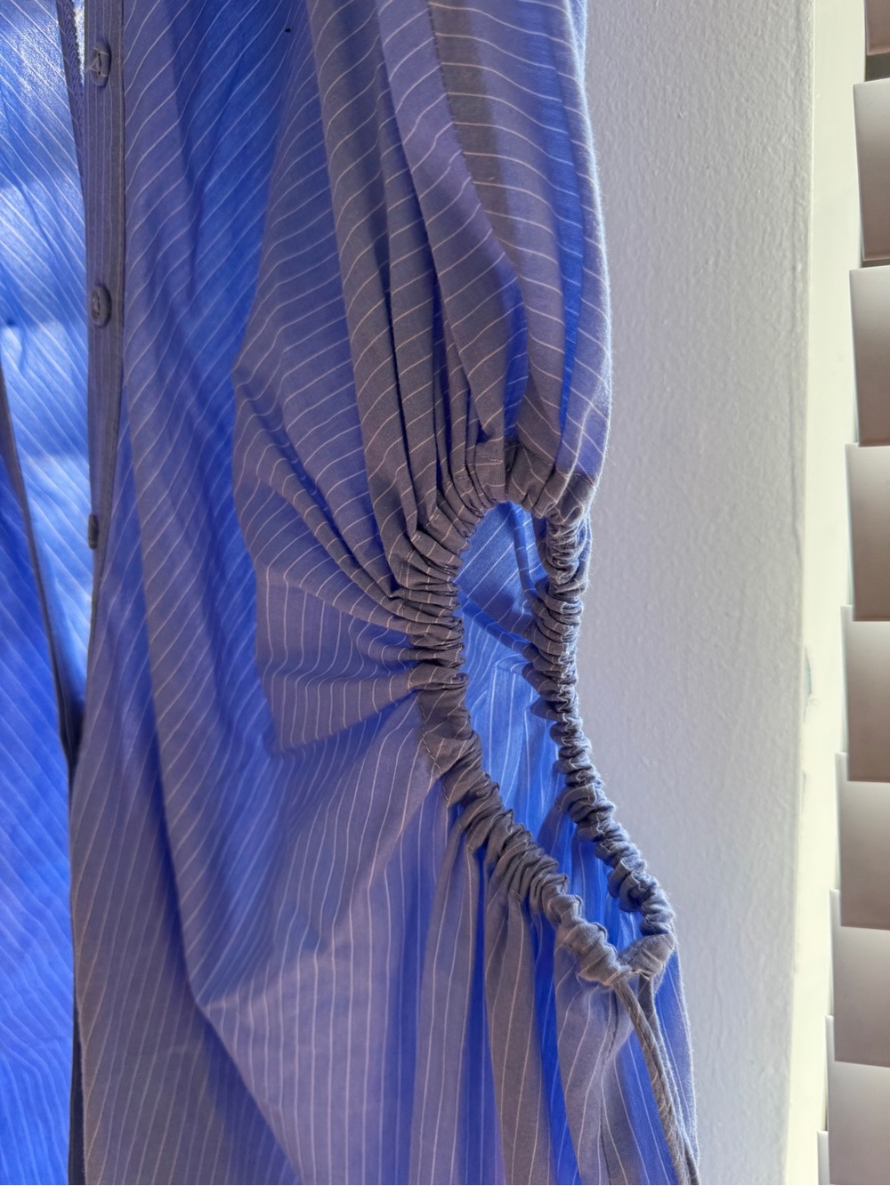 Bardot Sky Blue Puff-Sleeve Maxi Dress - Picture 4 of 9